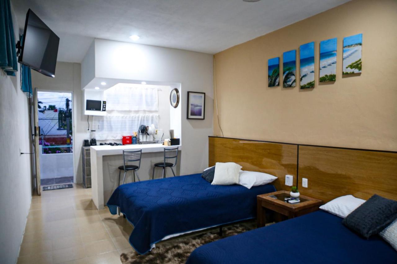 Departamento Con Cocina Y 2 Camas Centro * Cancun